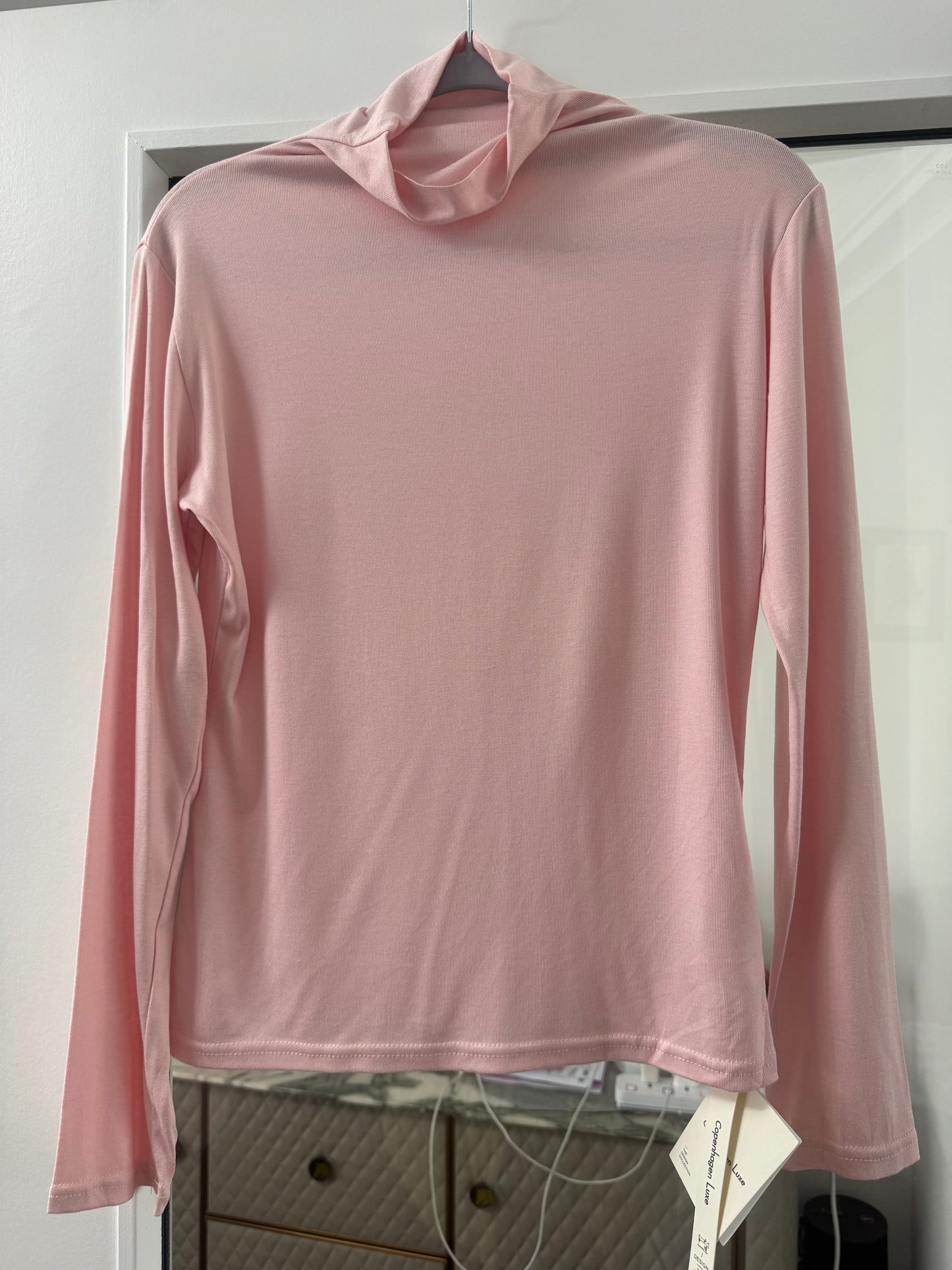 Soft High Neck Long Sleeve Top