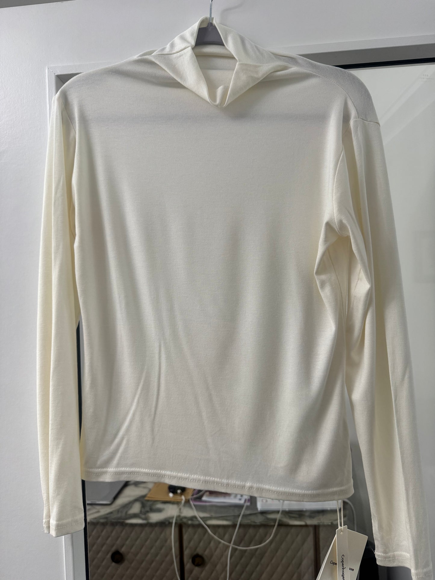 Soft High Neck Long Sleeve Top