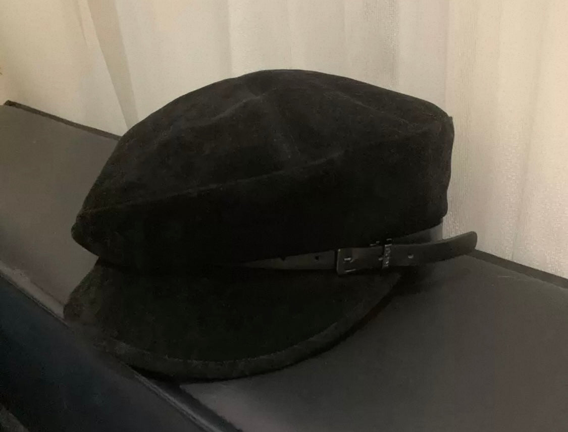 Women’s Suede-Effect Baker Boy Cap