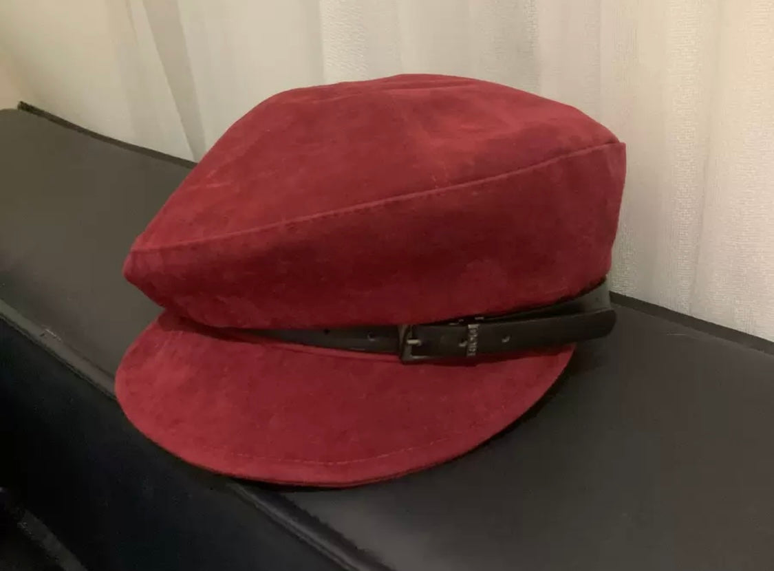 Women’s Suede-Effect Baker Boy Cap