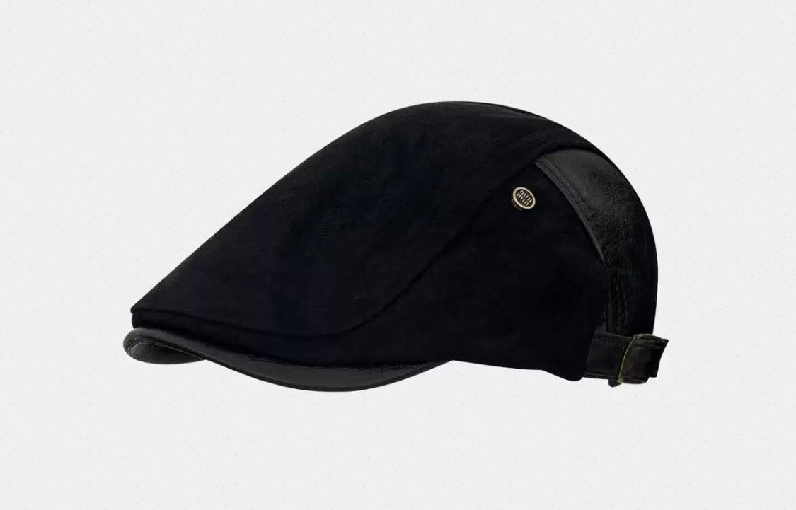 Women’s Classic Suede-Effect Flat Cap