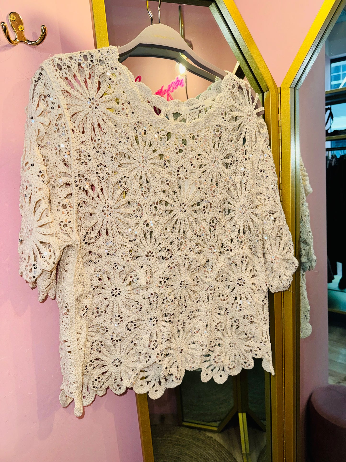 Crochet Cotton Set (Top + Skirt)