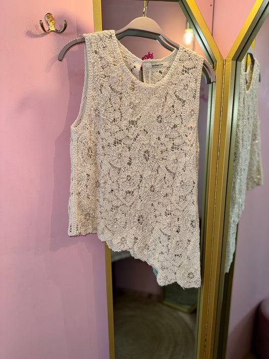 Handcrafted Crochet Lace Top