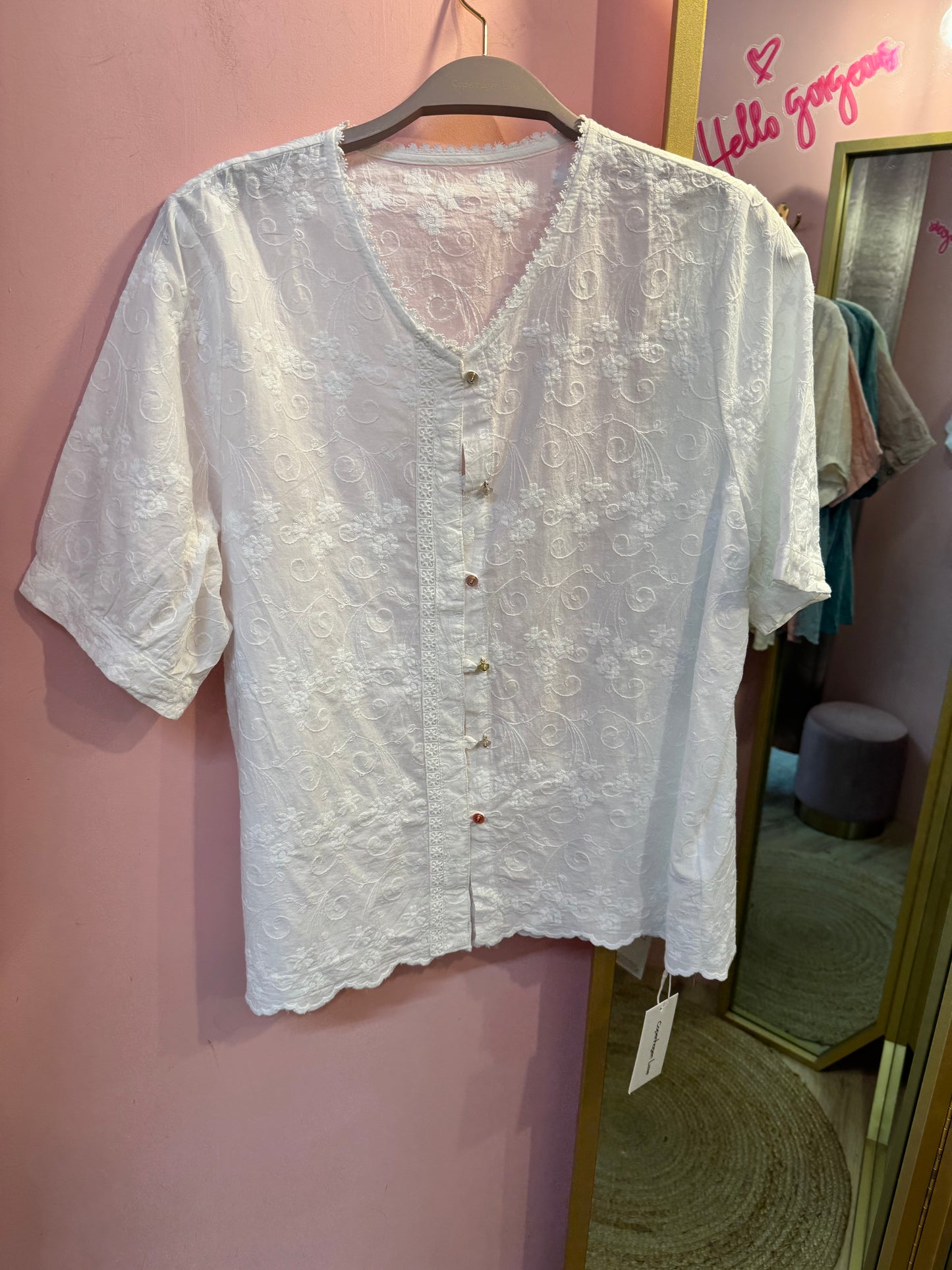 Premium cotton Embroidered Blouse