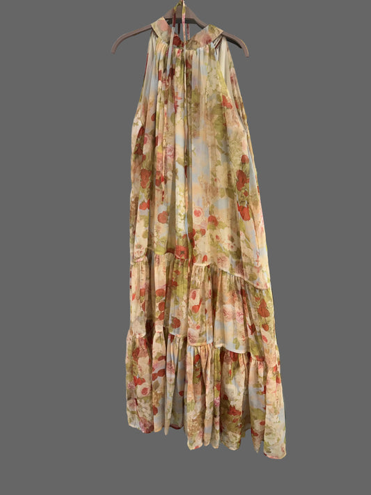 Floral Tiered Maxi Dress
