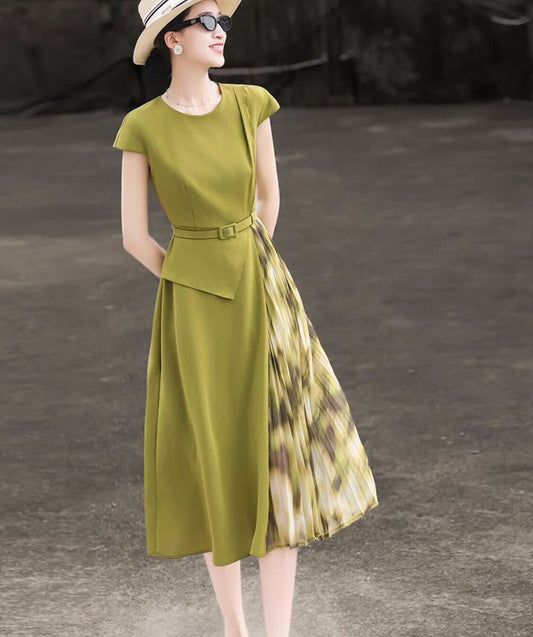 Olive Harmony Dress Small