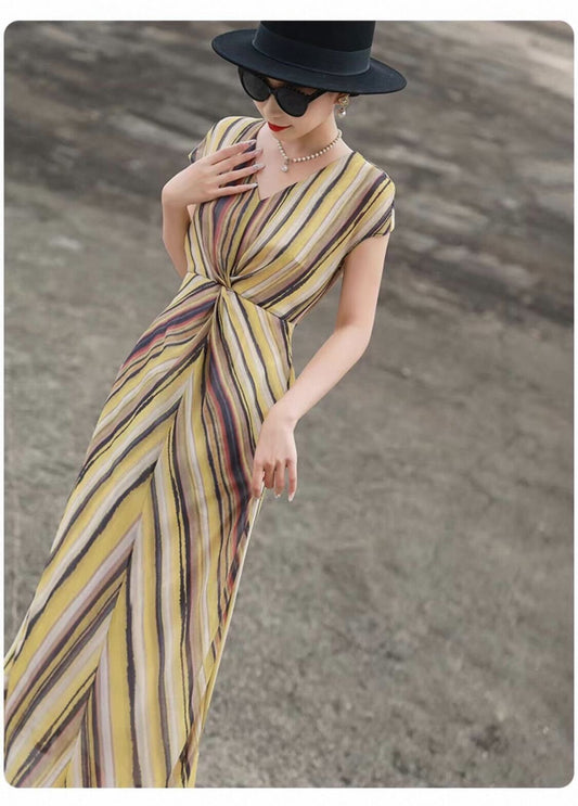 Sunset Stripes Dress
