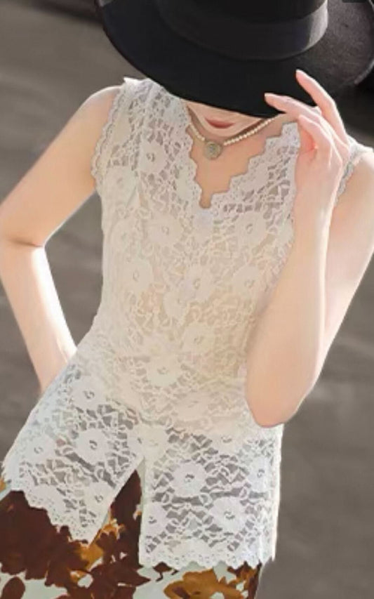 Lace Whisper Top