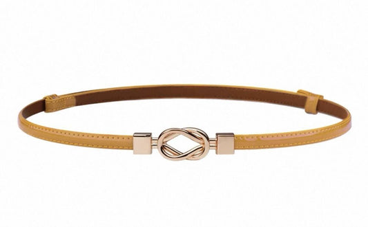 Infinity Loop Belt - Mustard