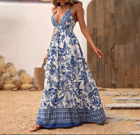 Santorini Breeze Dress