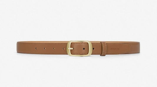 Classic Buckle Belt 105 cm– Tan