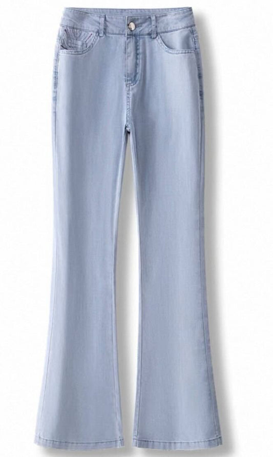 Light Wash Bootcut Jeans