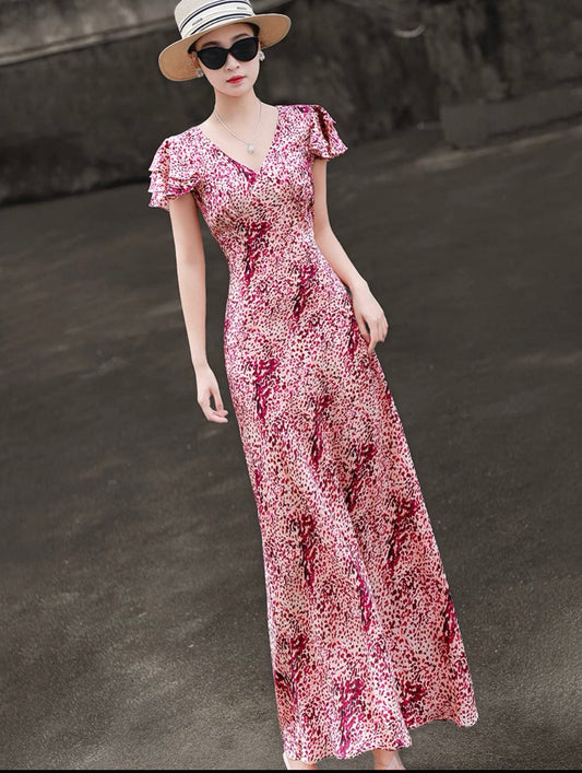 Scarlet Breeze Maxi Dress –
