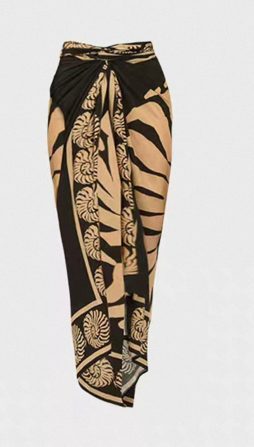 Boho Safari Wrap Skirt