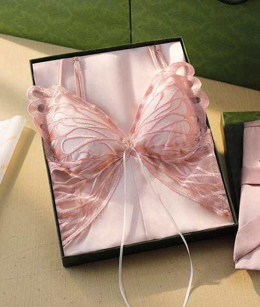 Butterfly Lace Bralette Set