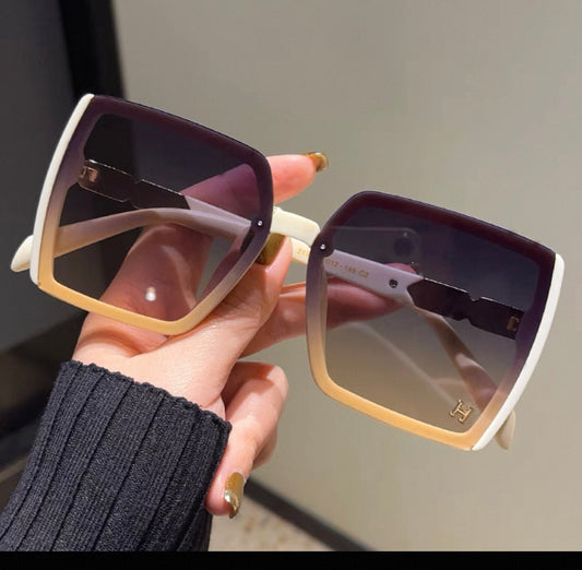 Gradient Oversized Square Sunglasses
