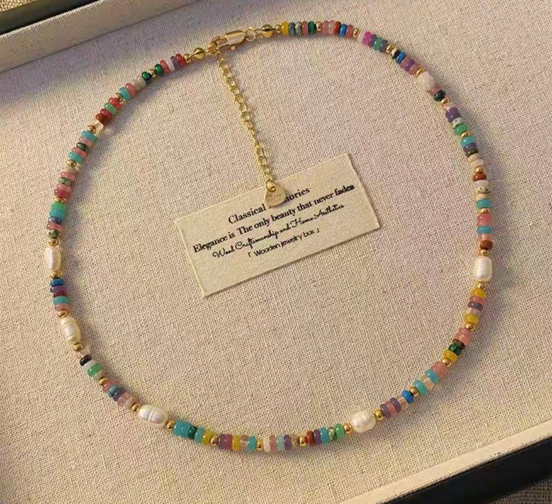 Geometric Lariat Necklace