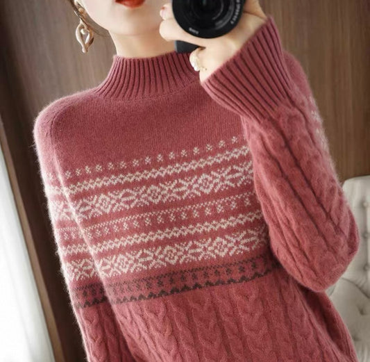 Nordic Rose Wool Blend Jumper