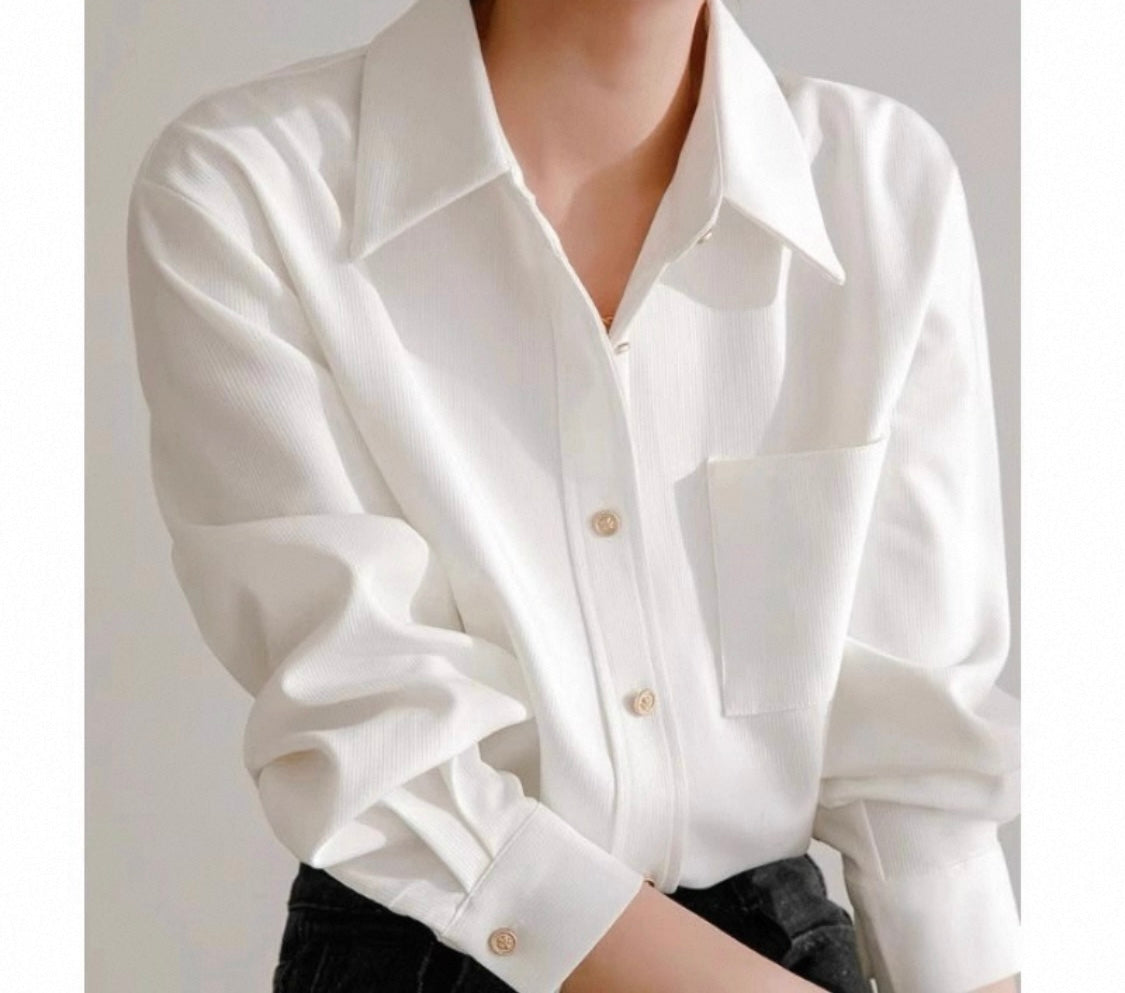 Classic White Cotton Shirt