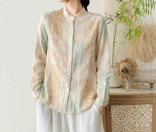 Pastel Patchwork Blouse