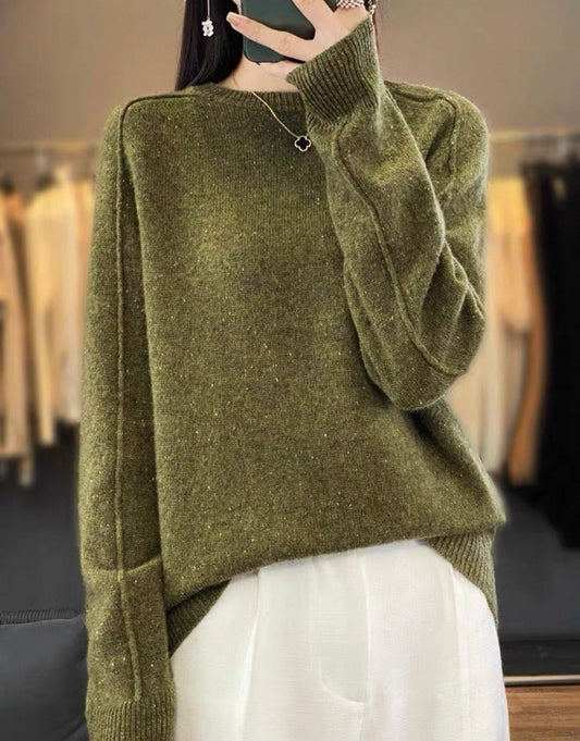 Olive Green Knit Sweater