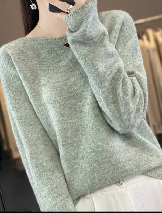 Soft Mint Green Knit Sweater