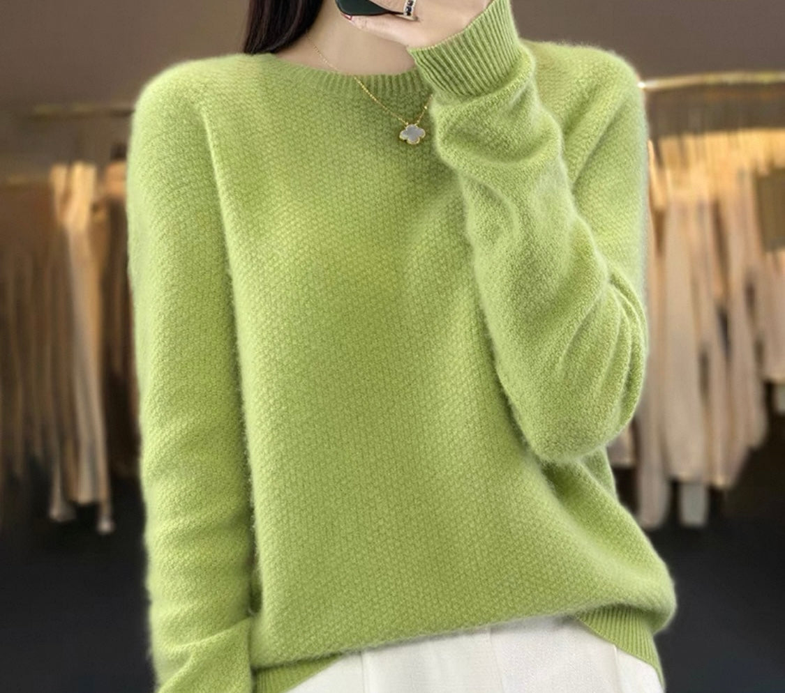 Fresh Green Knit Jumper
