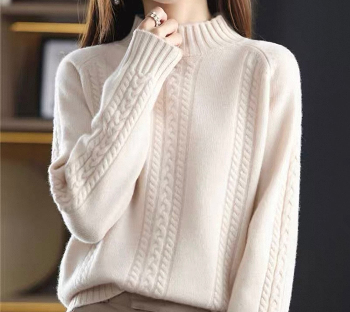 Ivory Cable Knit Sweater