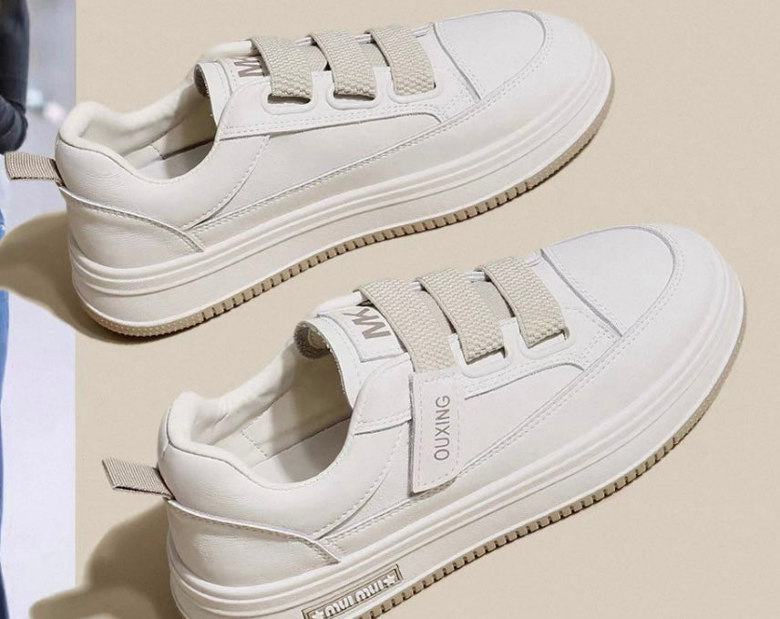 Velcro Platform Sneakers – Off-White