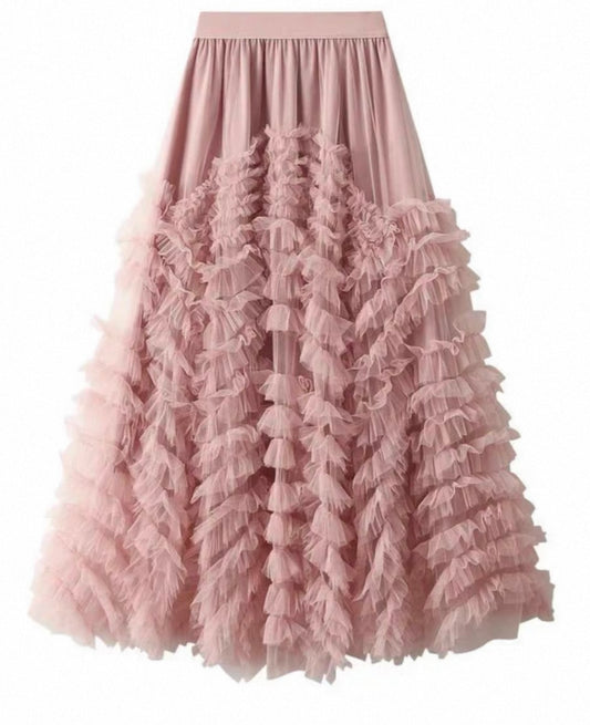 Layered Tulle Skirt