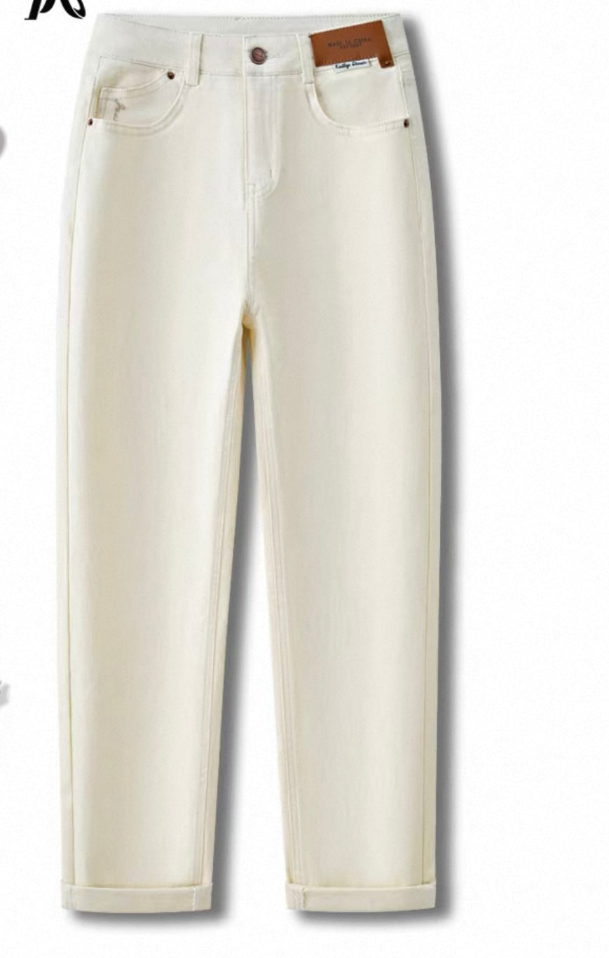 Straight Fit Jeans – White