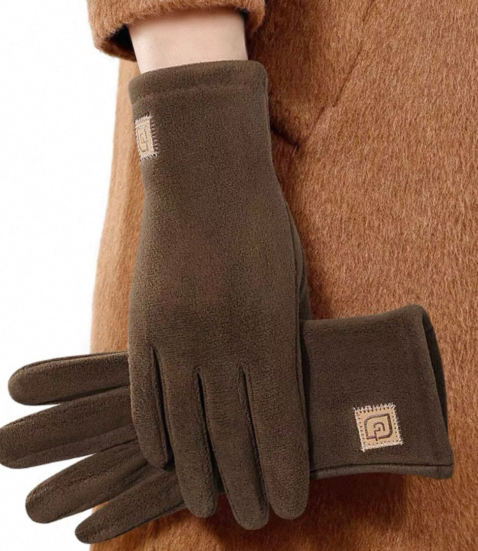 Suede-Touch Gloves