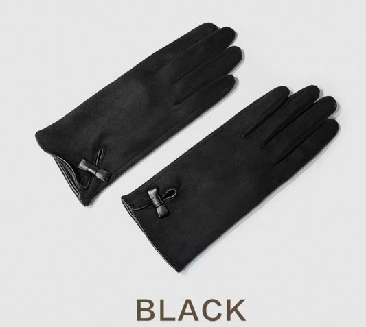 Elegant Bow Gloves