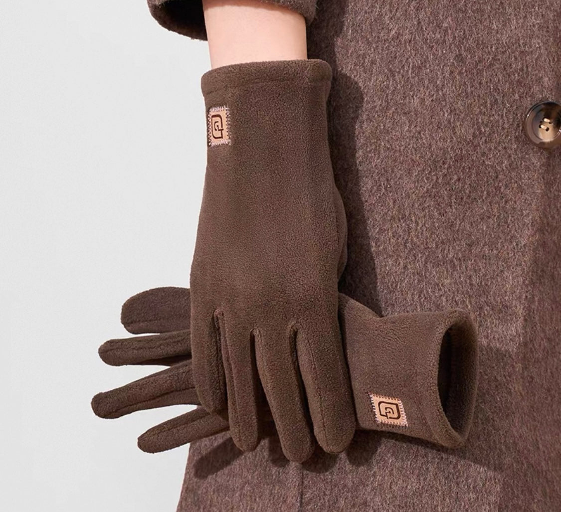 Classic Suede-Touch Gloves