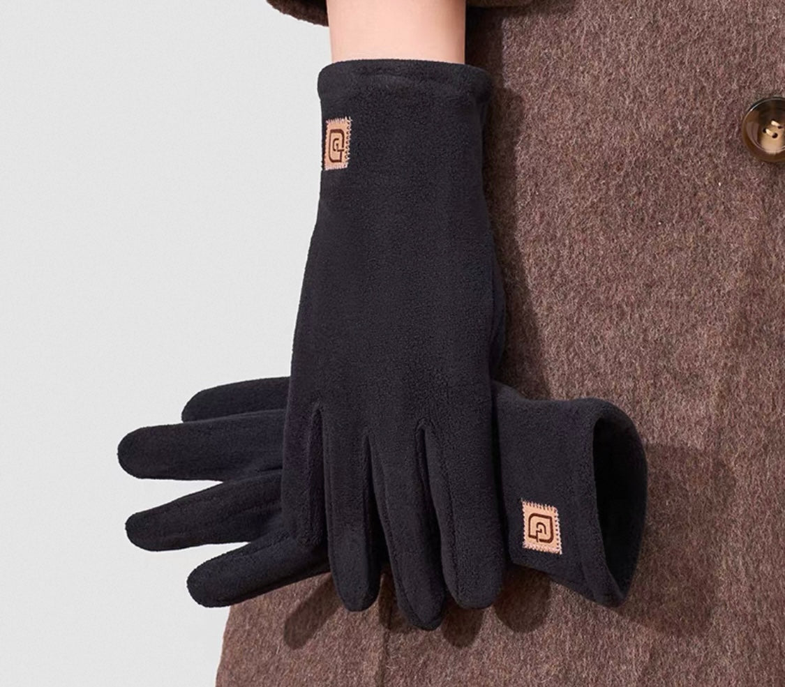 Classic Suede-Touch Gloves