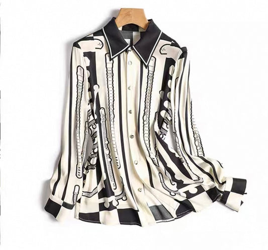 Monochrome Statement Shirt