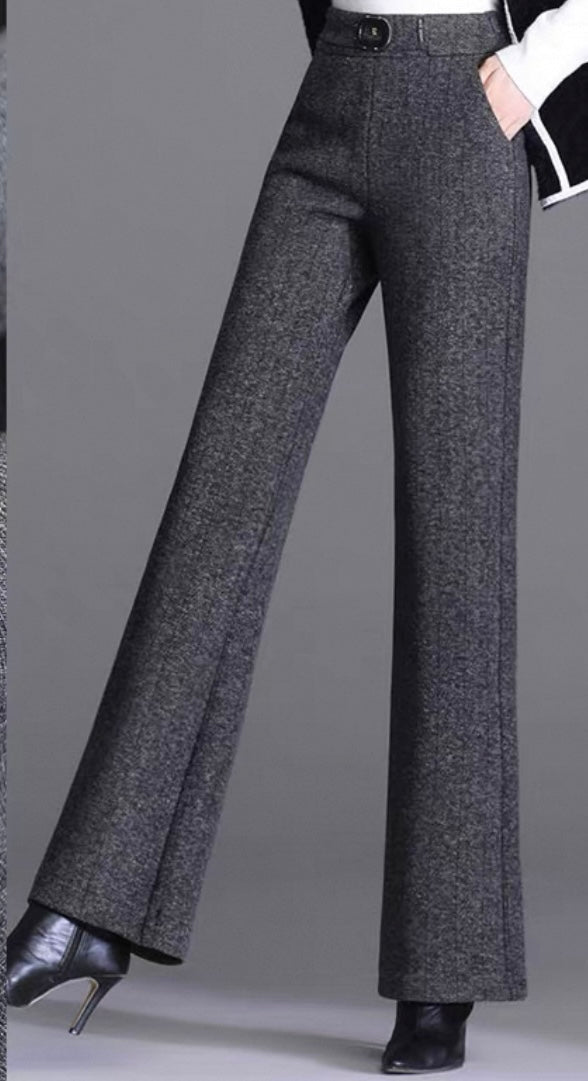 Essential Wool-Blend Pants – Graphite Grey