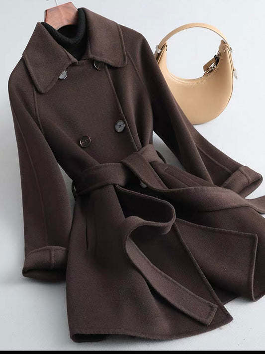 100% Australian Wool Belted Coat