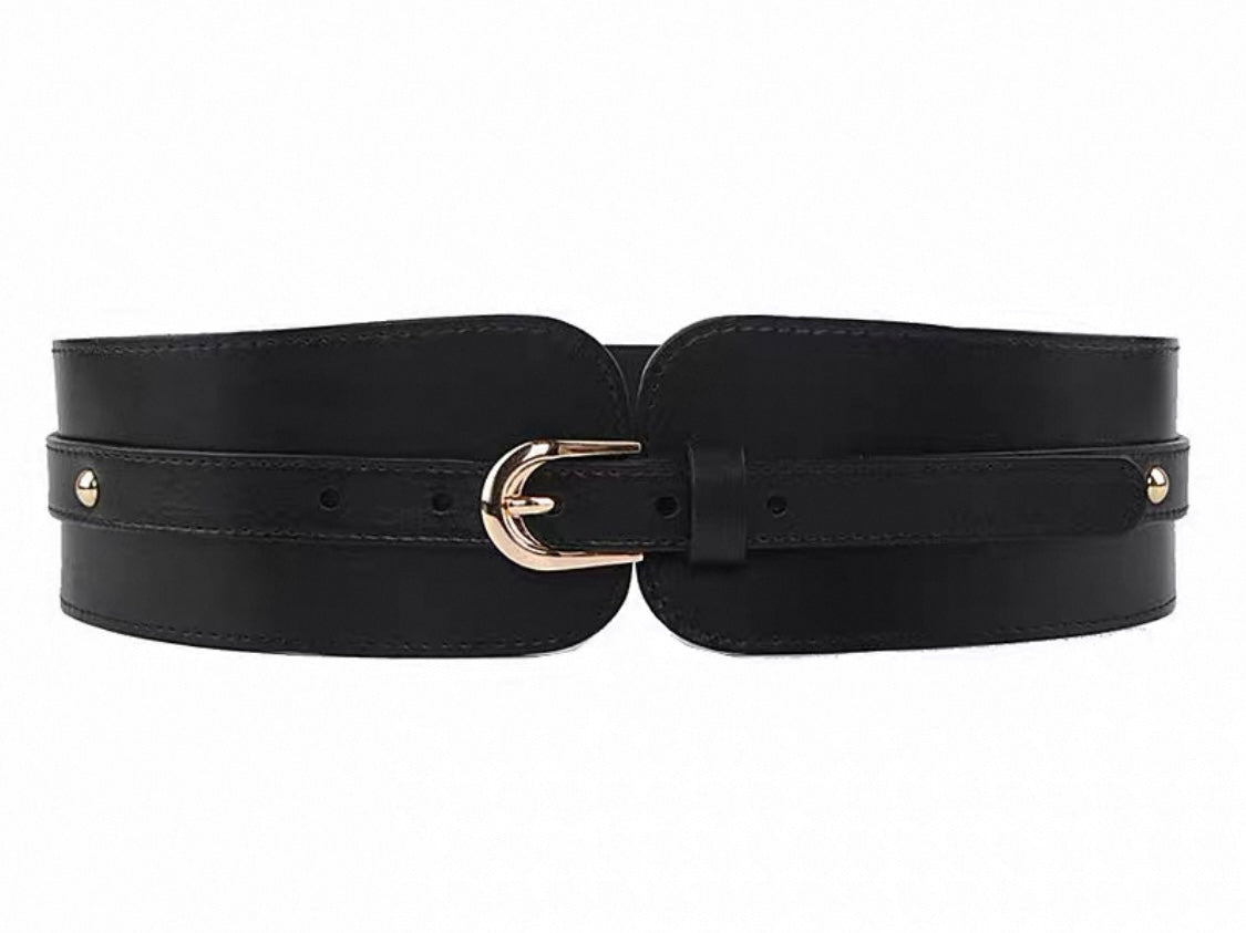 Wide Leather Belt