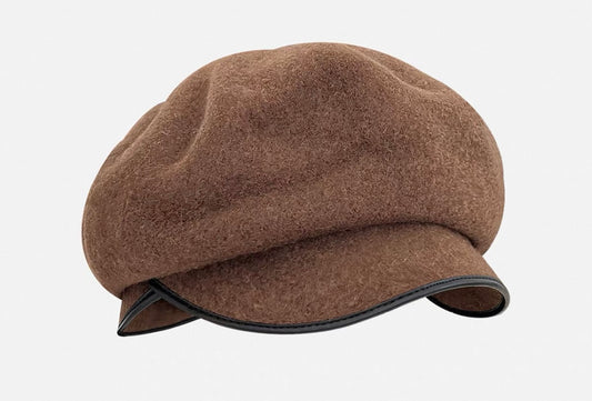100%Wool Baker Boy Cap