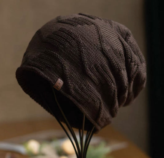 Patterned Knit Beanie