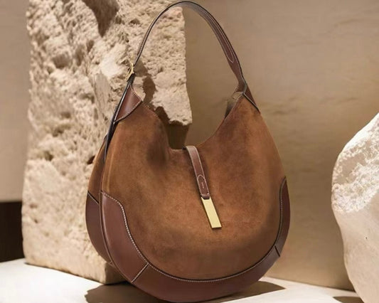 Suede Shoulder Bag
