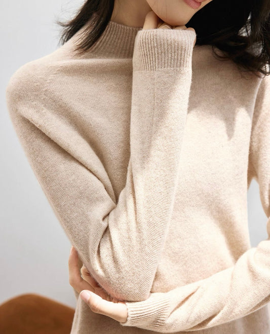 Cream Wool Blend Pullover