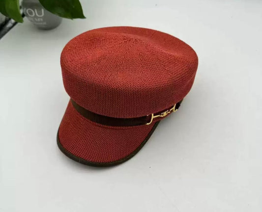 Summer Knit Baker Boy Cap
