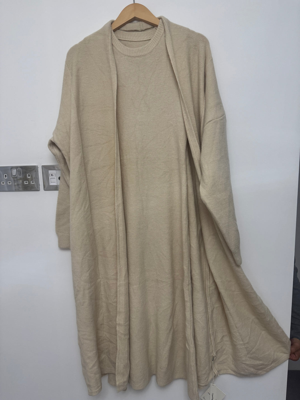 Women’s Ribbed Knit Fit & Flare Midi Dress